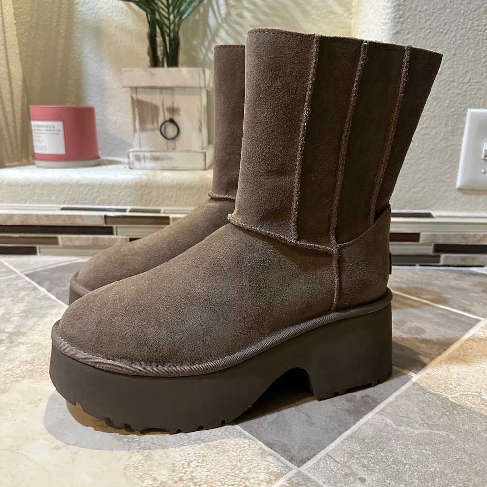 UGG Women’s Classic Twin Seam New Heights platform boots